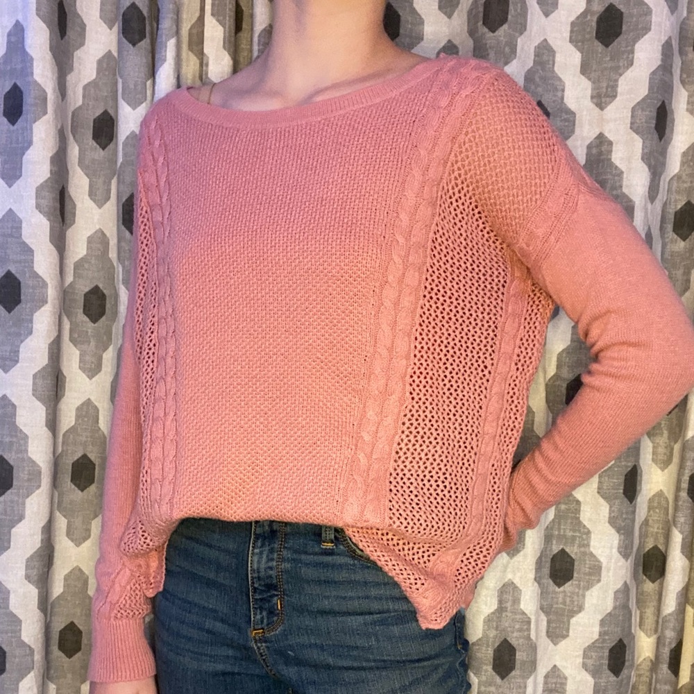 Pink sweater